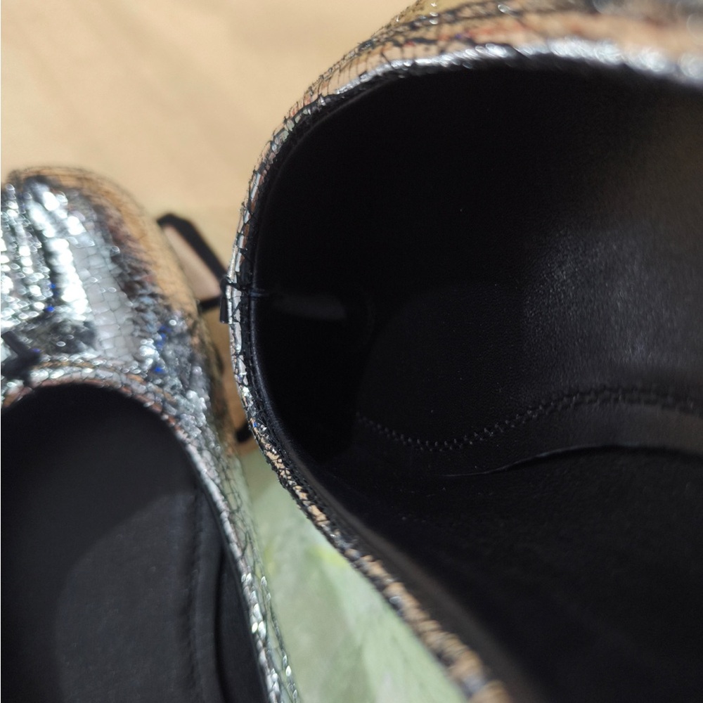 Maison Martin Margiela Metallic Silver Tabi Ballet Flats - Picture 5 of 10